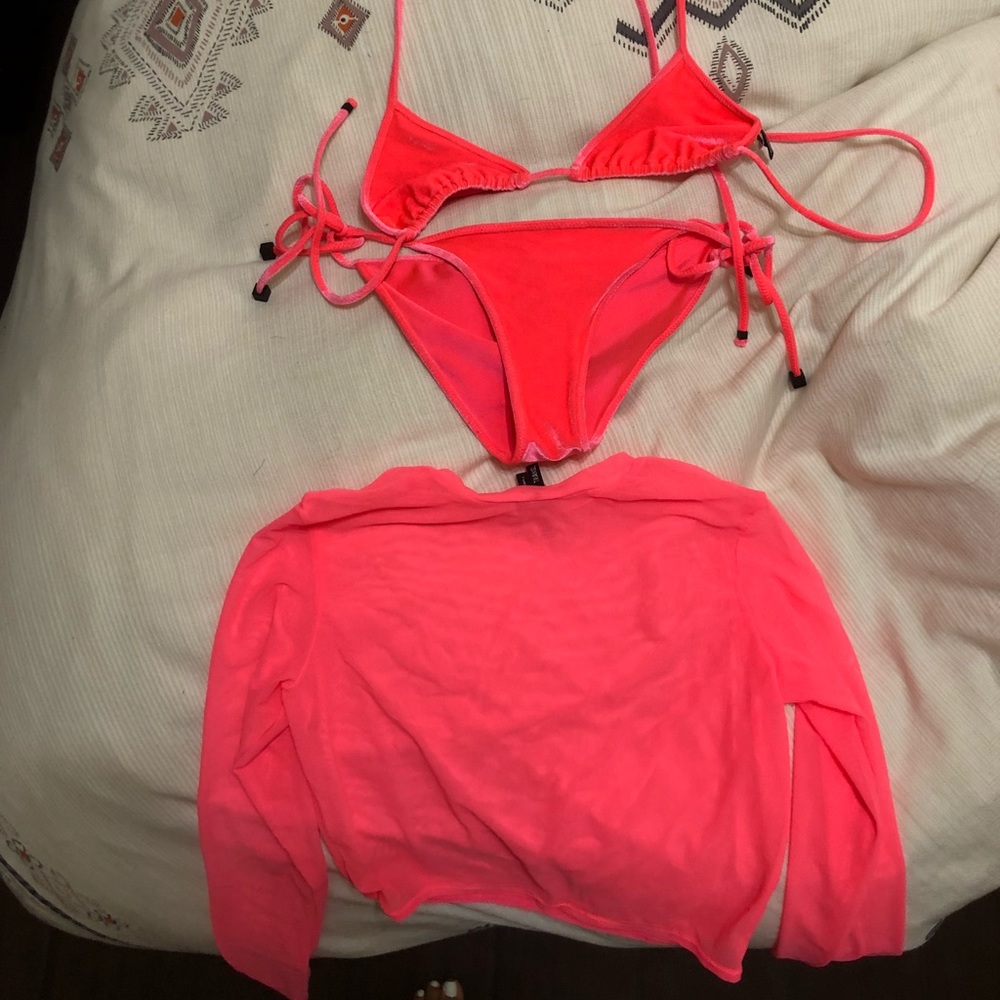 Triangl velvet bikini set - Picture 4 of 4